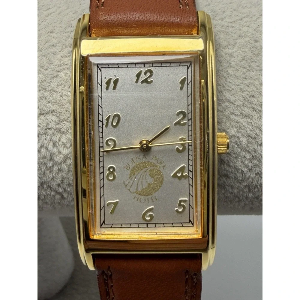 Buena Park Hotel Mens Tank Watch New Battery 23MM 8